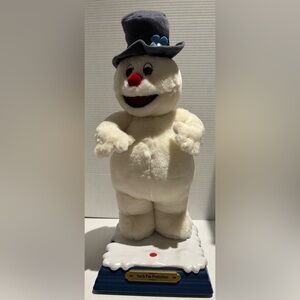 Vintage 1999 Gemmy 19" Frosty The Snowman Christmas Animated Singing Dancing